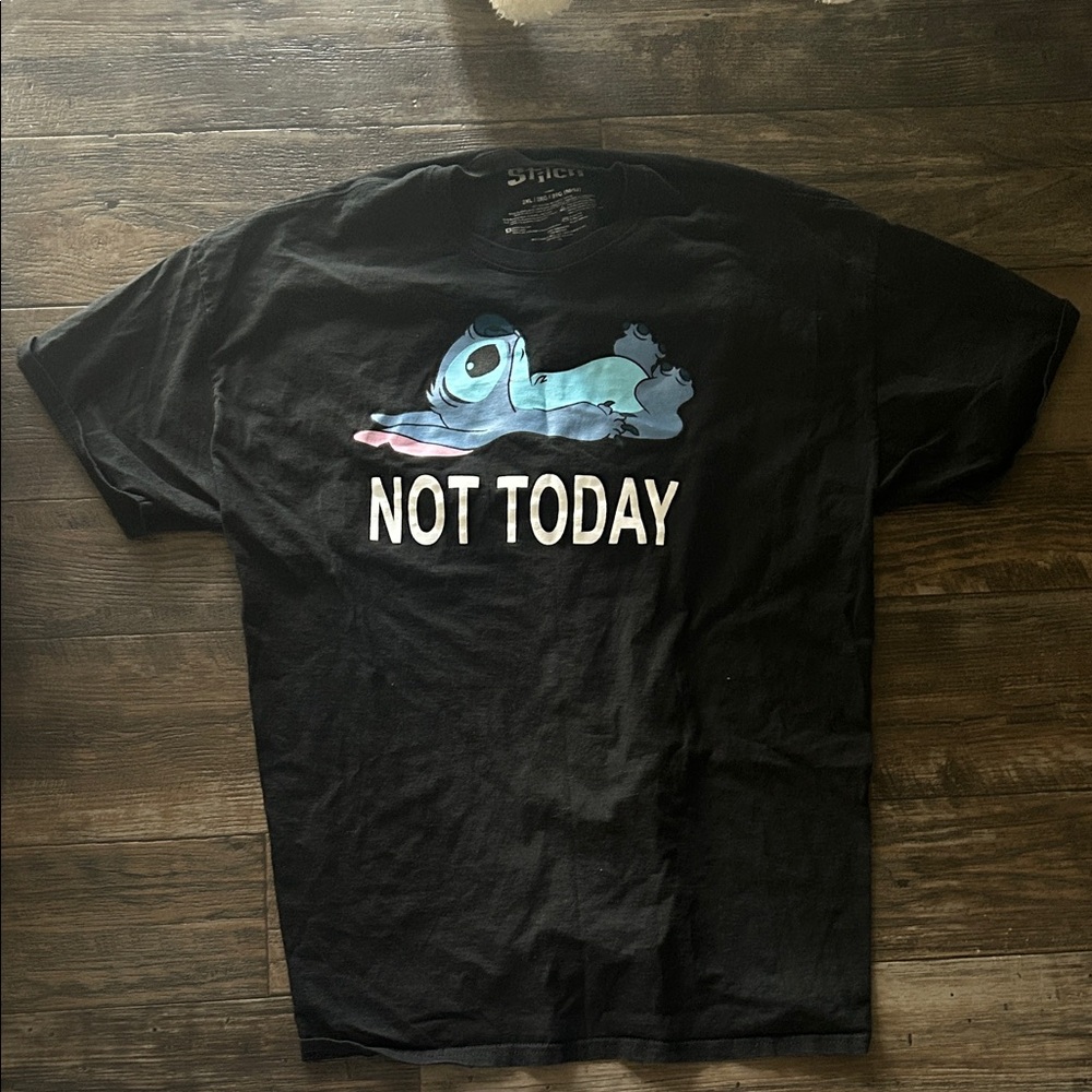 Disney Black Stitch 'Not Today' T-Shirt